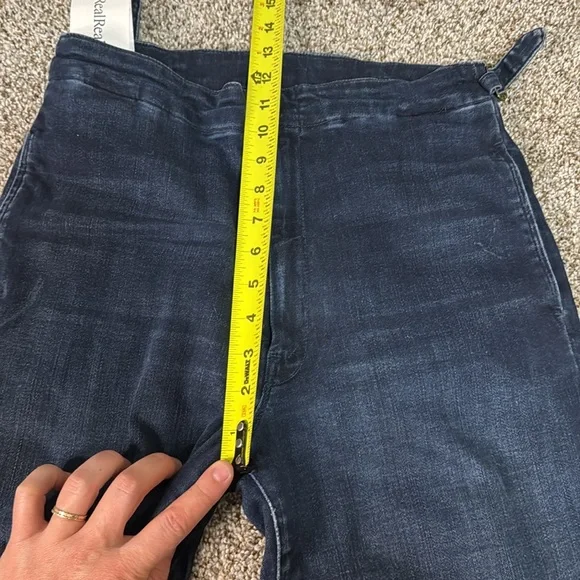 MOTHER Women's The Zipper Cinch Greaser High Waist Crop Wide Leg Jeans S… - Picture 8 of 13